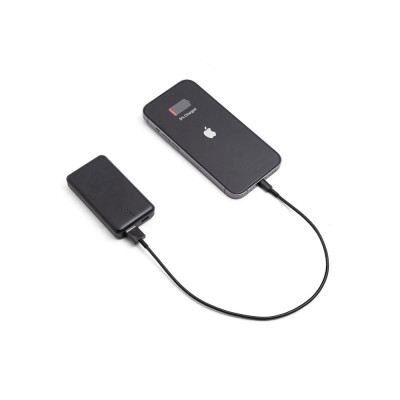 SHERYL. Power bank 4'000 mAh em ABS reciclado (100 rABS)